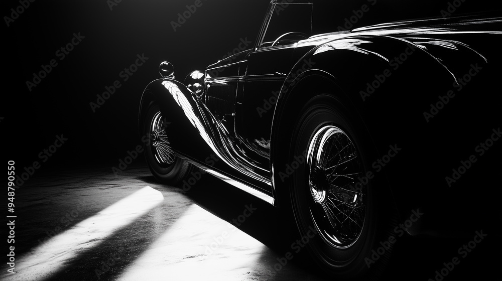 Black and white Car photography Black and white Car photography