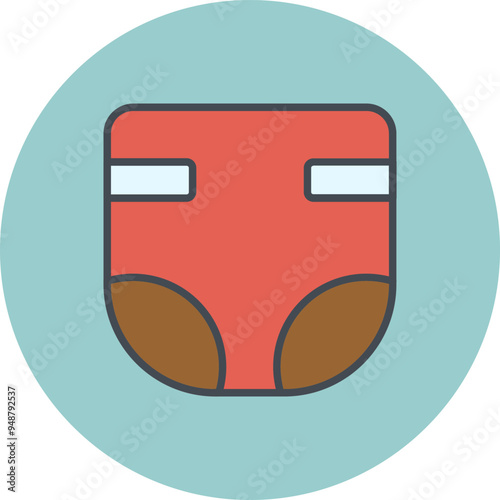 Diaper Changing Vector Icon