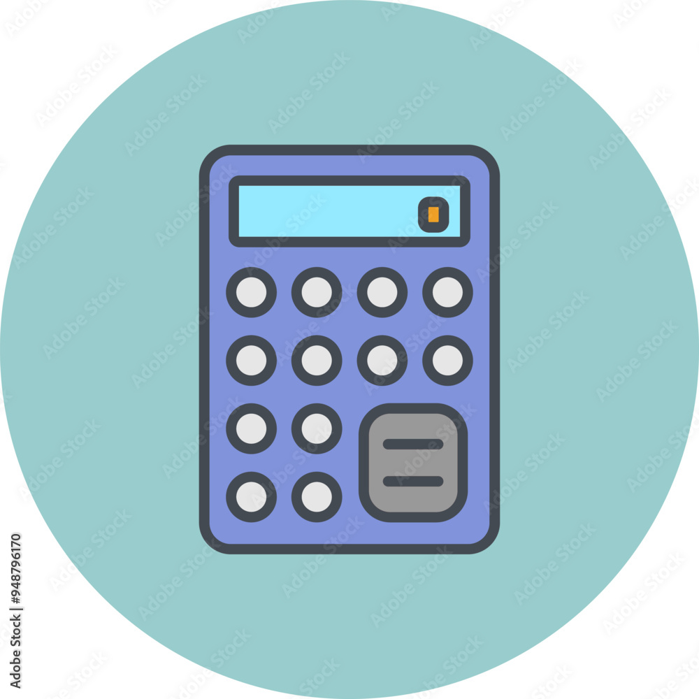Calculator Vector Icon Calculator Vector Icon