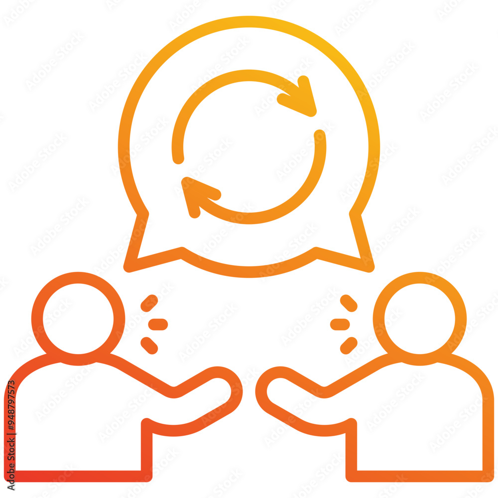 Obraz premium Compromise Icon