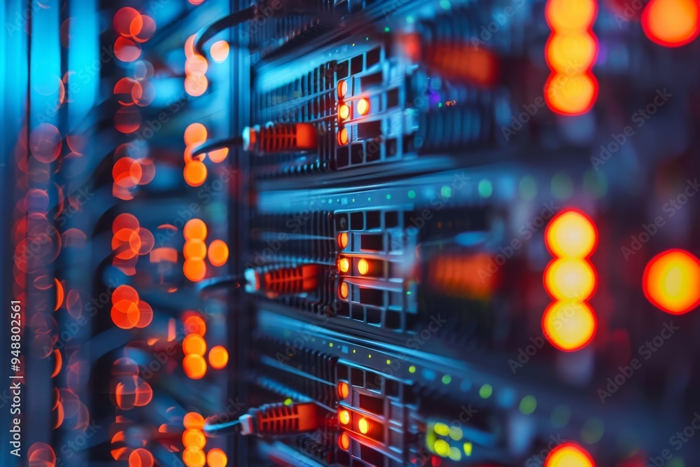 Network reliability and uptime monitoring concept Network reliability and uptime monitoring concept