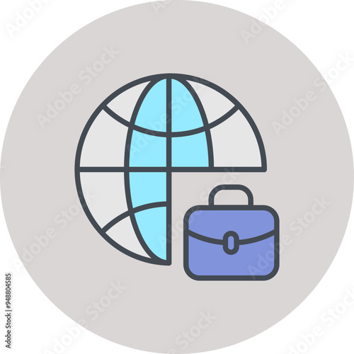International Job Vector Icon