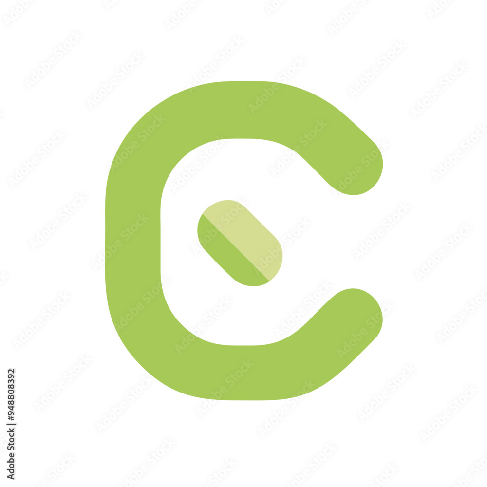 Modern Minimalistic Vector Logo Featuring the Letter C with Geometric Design and Clean Lines Modern Minimalistic Vector Logo Featuring the Letter C with Geometric Design and Clean Lines