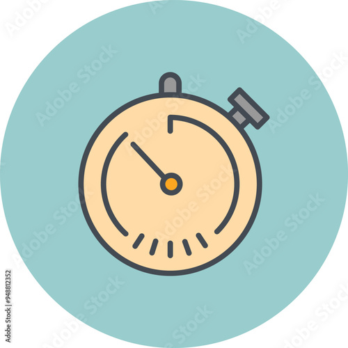 Stopwatch Vector Icon