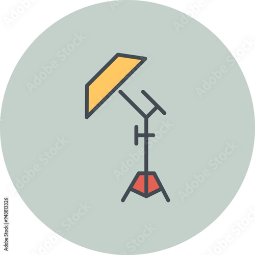 Photography Reflectors Vector Icon