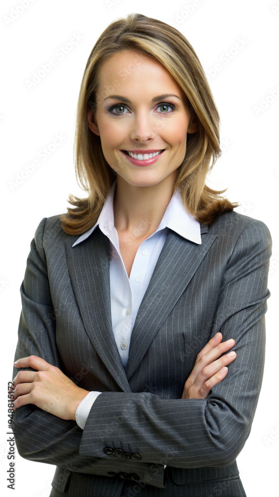 Business woman isolated on a transparent background. Business woman isolated on a transparent background.
