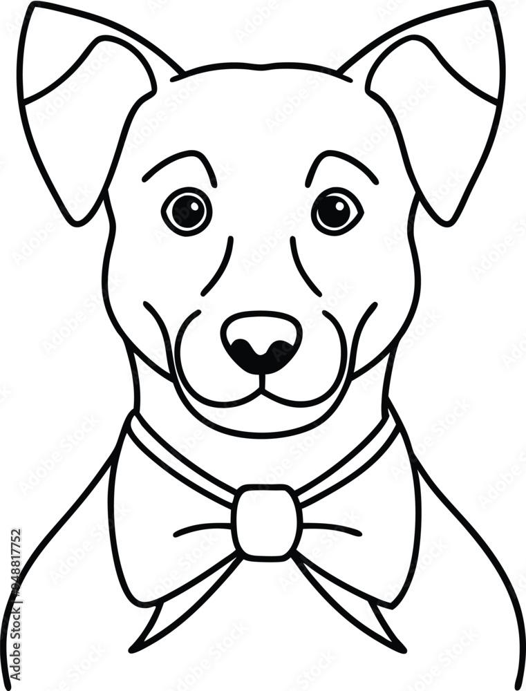 Cute dog vector illustration with a sweet smile and happy eyes
Cute dog vector illustration with a sweet smile and happy eyes