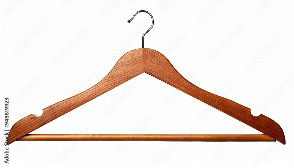 wooden hanger isolated on white wooden hanger isolated on white