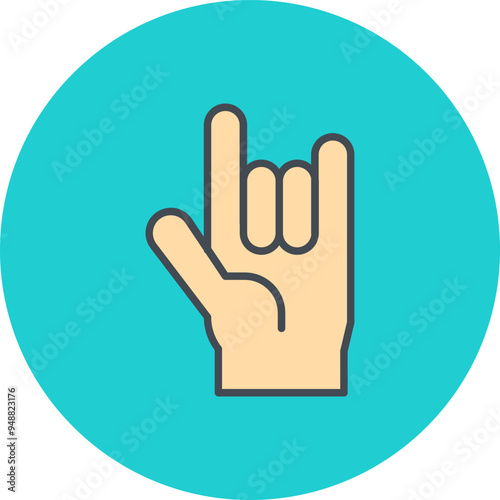 Love You Gesture Vector Icon