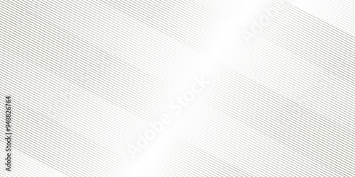 Wallpaper Mural Abstract thin black and white gradient silver tech stripe diagonal line vector carve wave minimal texture. vector illustration monochrome stripe pattern technology web graphic design. Torontodigital.ca