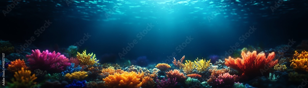 Fototapeta premium A breathtaking underwater utopia