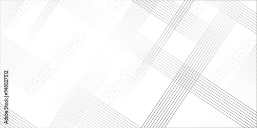 Abstract thin black and white gradient silver tech stripe diagonal line vector carve wave minimal texture. vector illustration monochrome stripe pattern technology web graphic design.