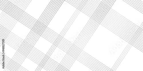 Abstract thin black and white gradient silver tech stripe diagonal line vector carve wave minimal texture. vector illustration monochrome stripe pattern technology web graphic design.