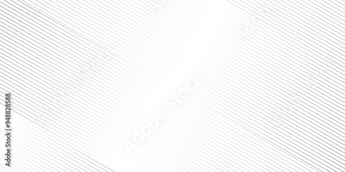 Abstract thin black and white gradient silver tech stripe diagonal line vector carve wave minimal texture. vector illustration monochrome stripe pattern technology web graphic design.