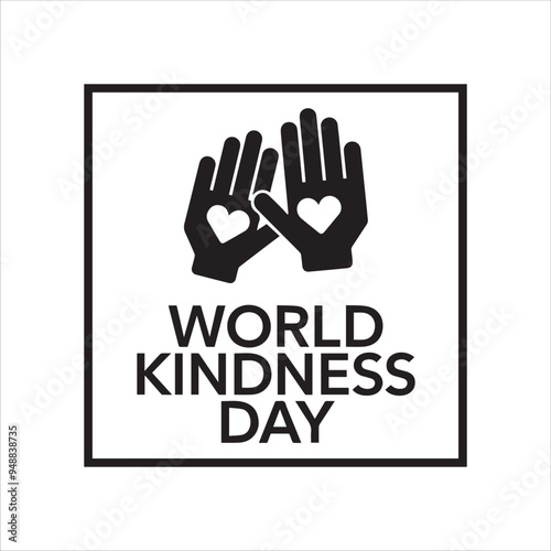 world kindness day icon vector art