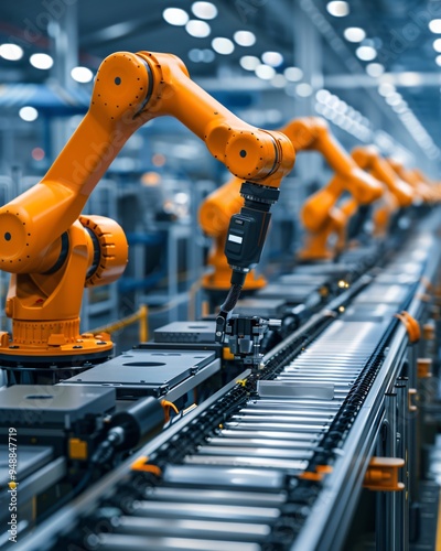 Manufacturing with robotic arms