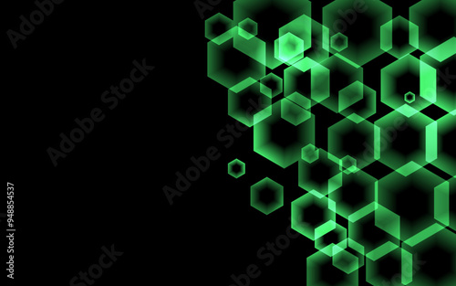 Virtual space, abstract background image