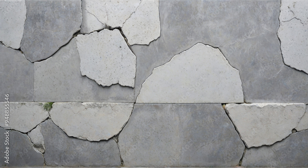 Obraz premium old cracked concrete wall