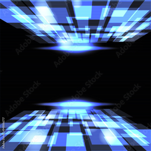Virtual space, abstract background image