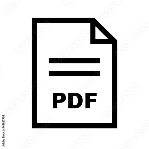 A PDF file icon designed to represent digital documents in Portable Document Format. 