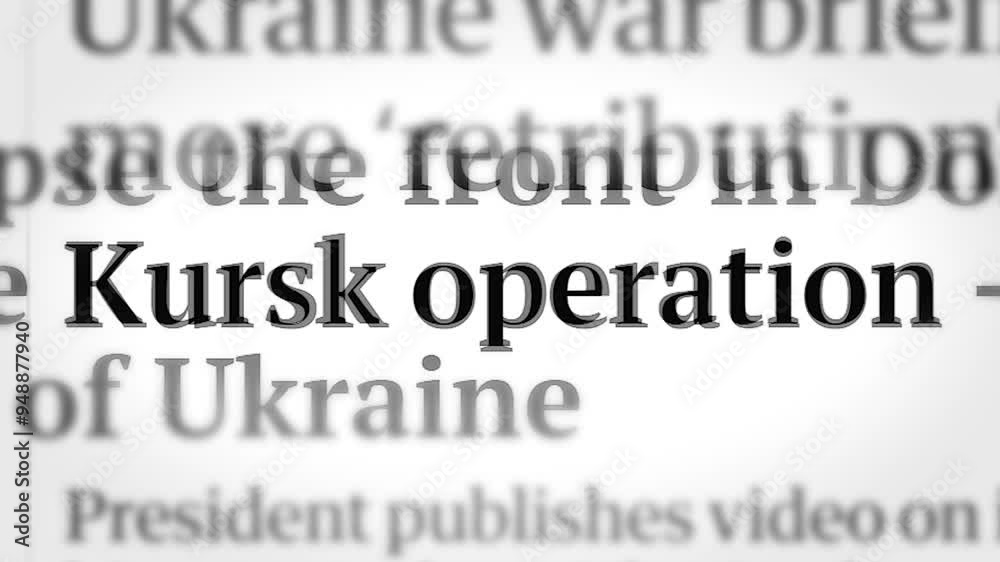 Mention of the Kursk operation in the media headlines. Opening of a new front of the Ukrainian Armed Forces. An unconventional decision and crossing of the Russian border. Rapidly changing pages Mention of the Kursk operation in the media headlines. Opening of a new front of the Ukrainian Armed Forces. An unconventional decision and crossing of the Russian border. Rapidly changing pages