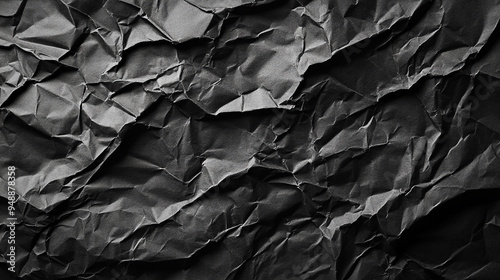 smooth, unblemished sheet of black paper, highlighting its uniform texture and matte finish, ideal for backgrounds, design elements, or concepts of simplicity and minimalism