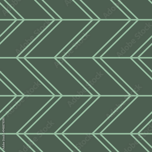 Seamless abstract vector line geometric pattern
