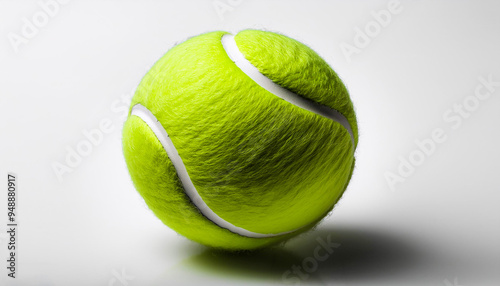 Obraz na płótnie hyper realistic tennis ball on white background