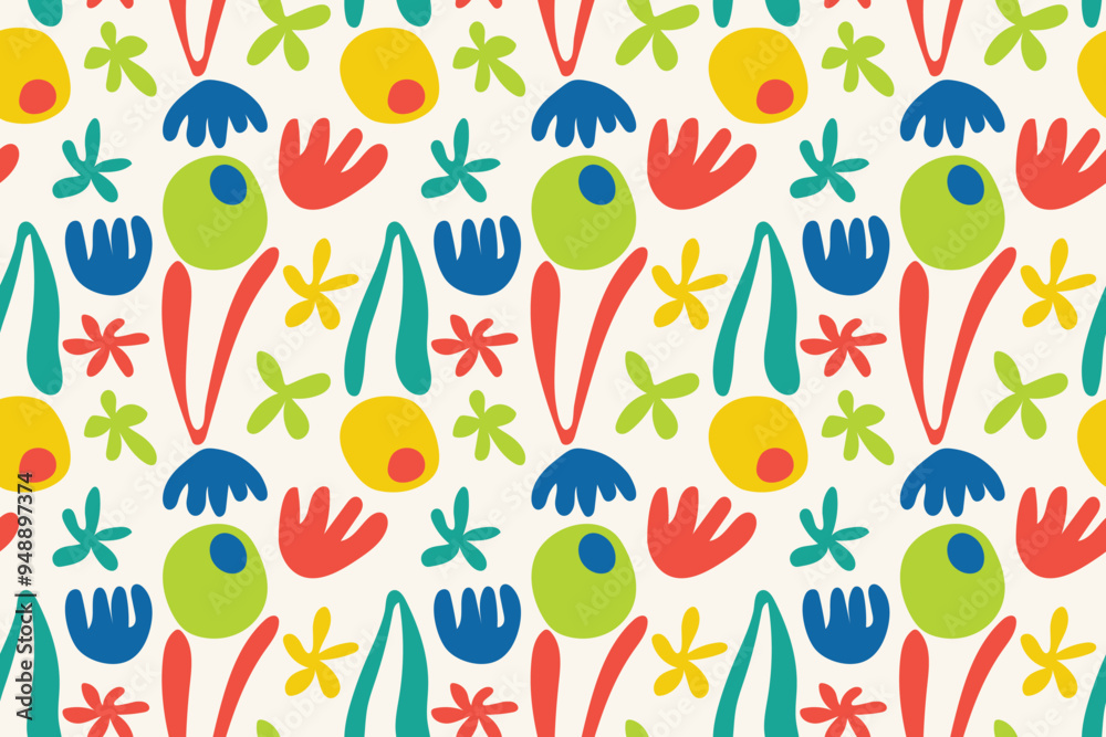 seamless floral pattern. vector illustration seamless floral pattern. vector illustration