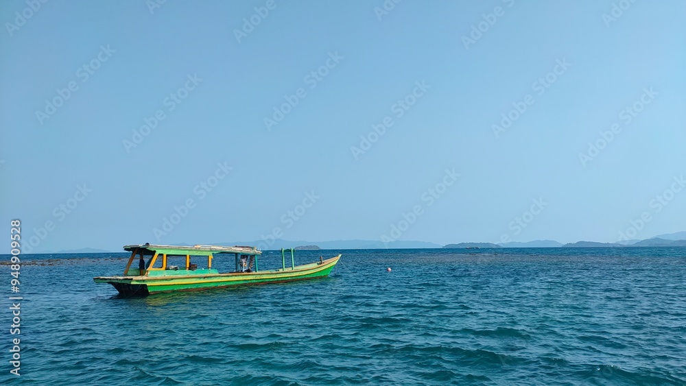 Fototapeta premium boat on the water