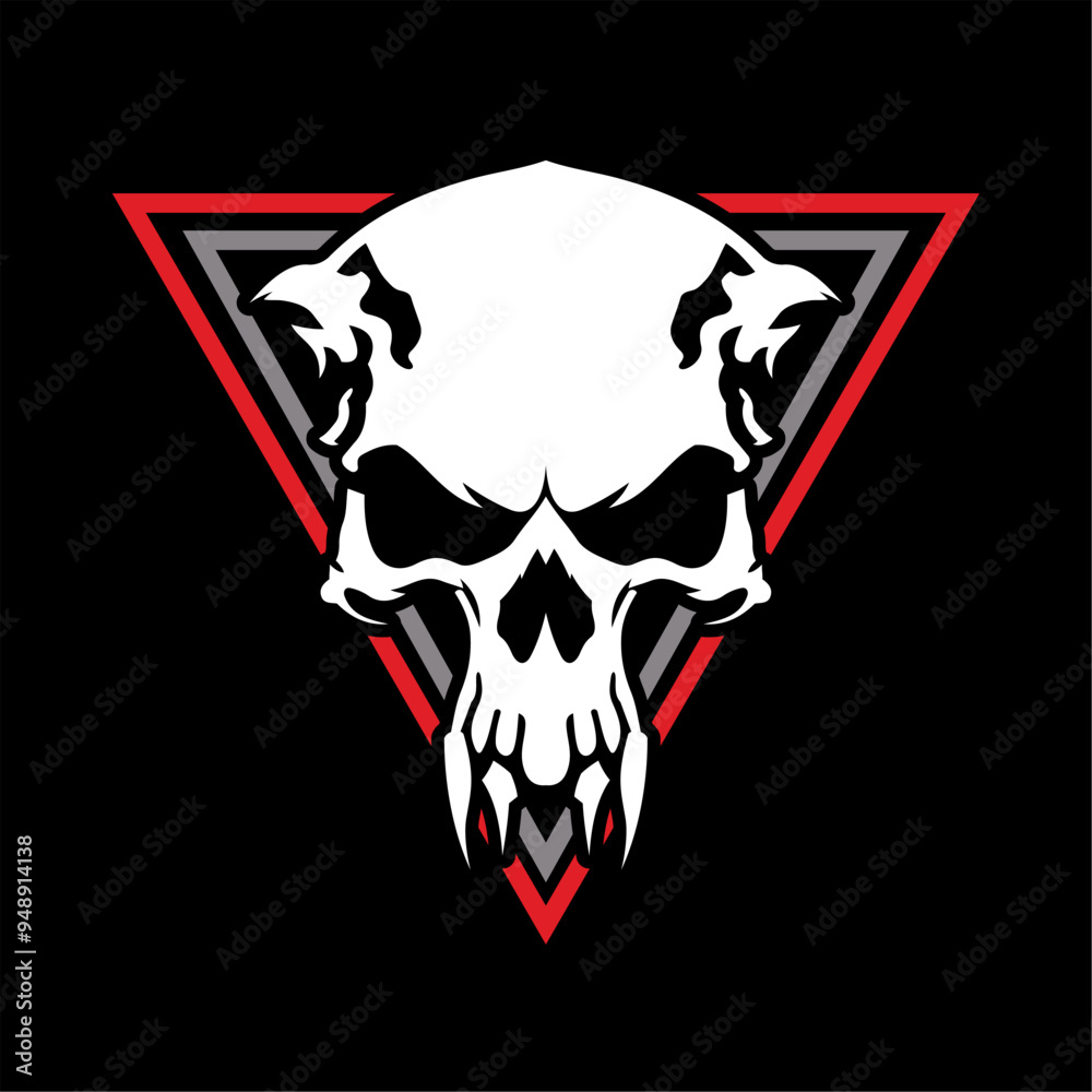 Skull logo vector illustration Skull logo vector illustration