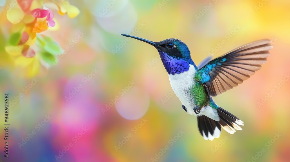 hummingbird on flower