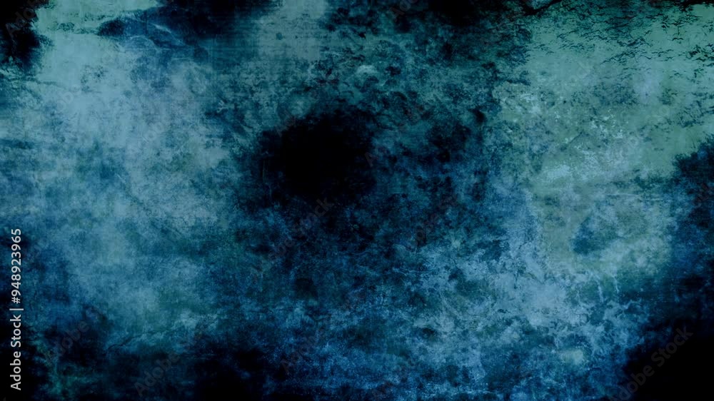 Blue and black grunge looping texture abstract animated background