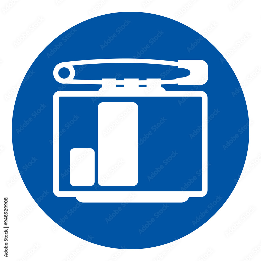 Wear Your Dosimeter Symbol Sign, Vector Illustration, Isolated On White Background Label. EPS10 Wear Your Dosimeter Symbol Sign, Vector Illustration, Isolated On White Background Label. EPS10