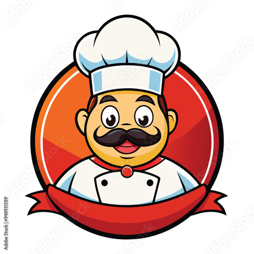 Chef Mascot cartoon mascot logo design