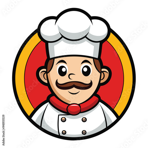 Chef Mascot cartoon mascot logo design