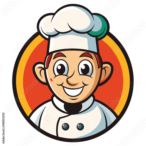 Chef Mascot cartoon mascot logo design