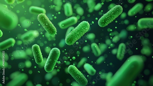 Nano-engineered enzymes breaking down biomass into biofuel, symbolizing precision and efficiency in renewable energy.