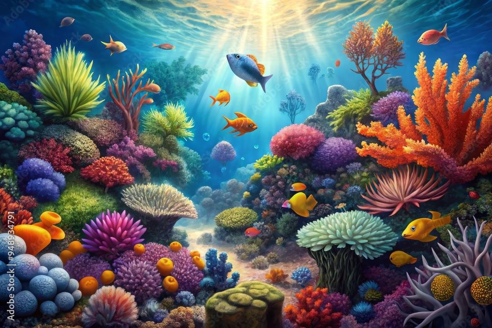 coral reef ecosystem concept art coral reef ecosystem concept art