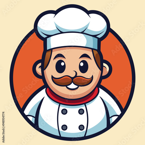 Chef Mascot cartoon mascot logo design