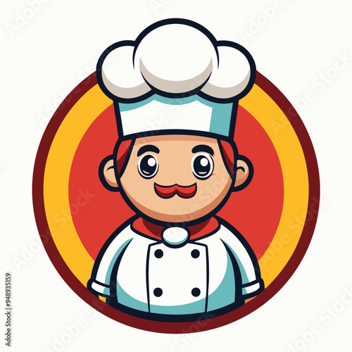 Chef Mascot cartoon mascot logo design