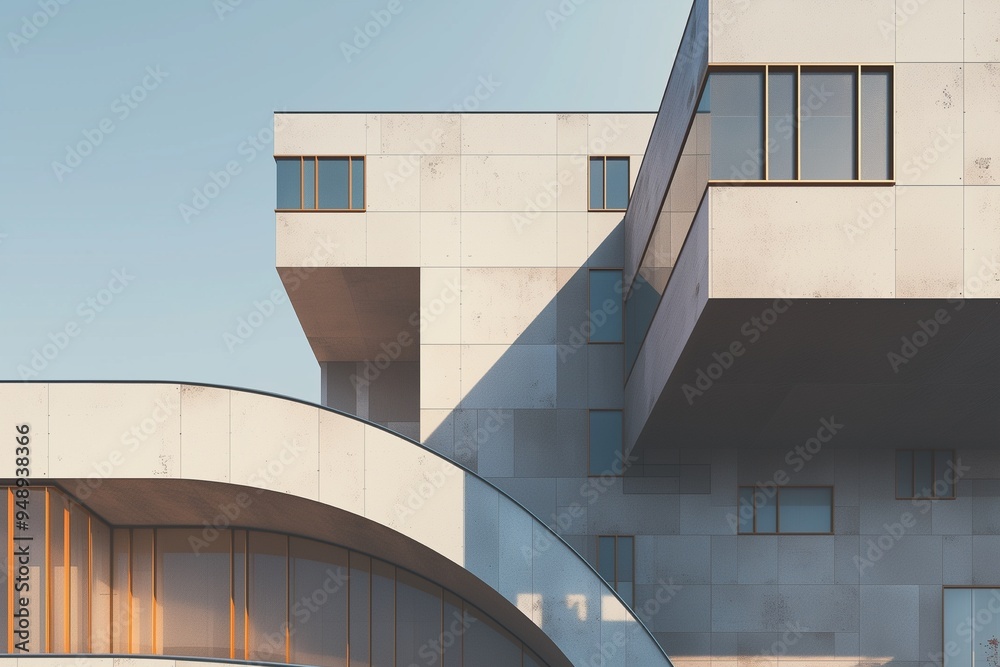 Fototapeta premium Abstract contemporary architecture image