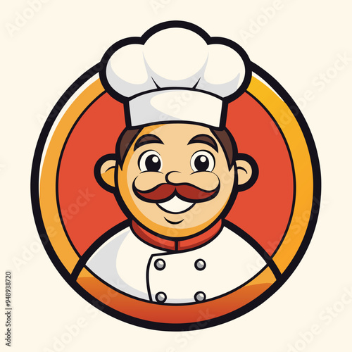 Chef Mascot cartoon mascot logo design