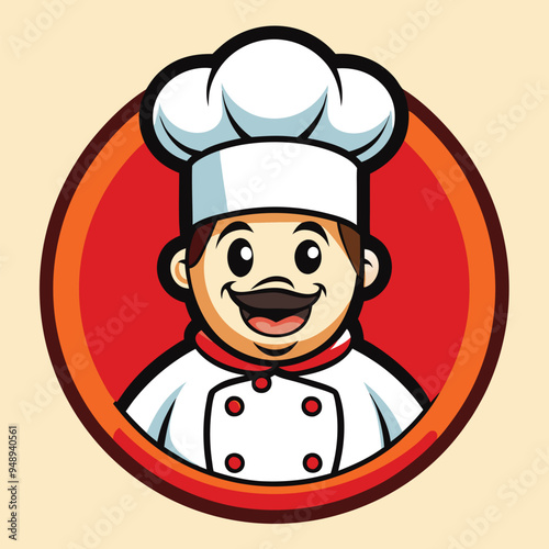 Chef Mascot cartoon mascot logo design