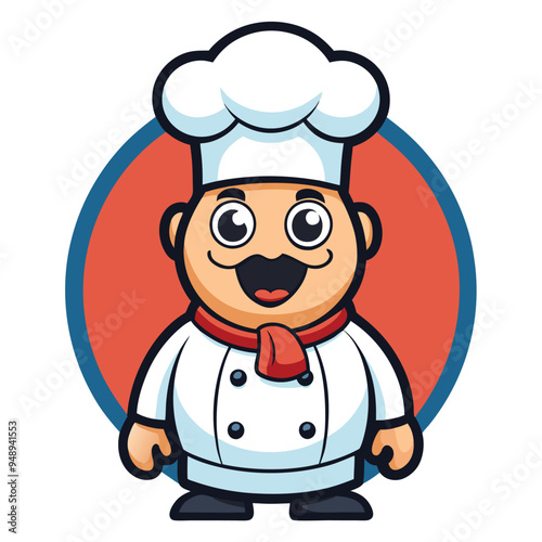 Chef Mascot cartoon mascot logo design