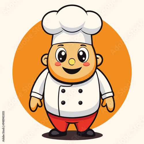 Chef Mascot cartoon mascot logo design