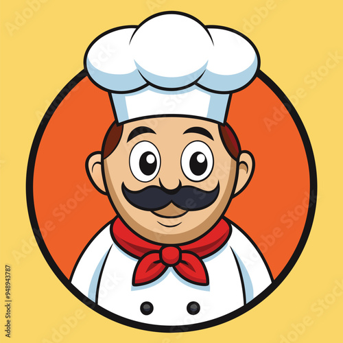 Chef Mascot cartoon mascot logo design
