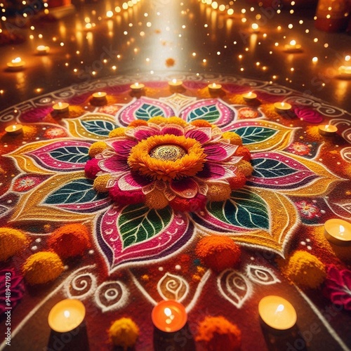 Wallpaper Mural Vibrant Happy Diwali Torontodigital.ca
