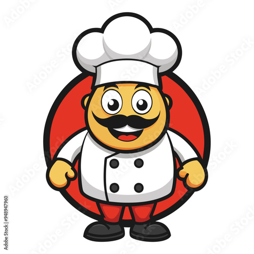 Chef Mascot cartoon mascot logo design