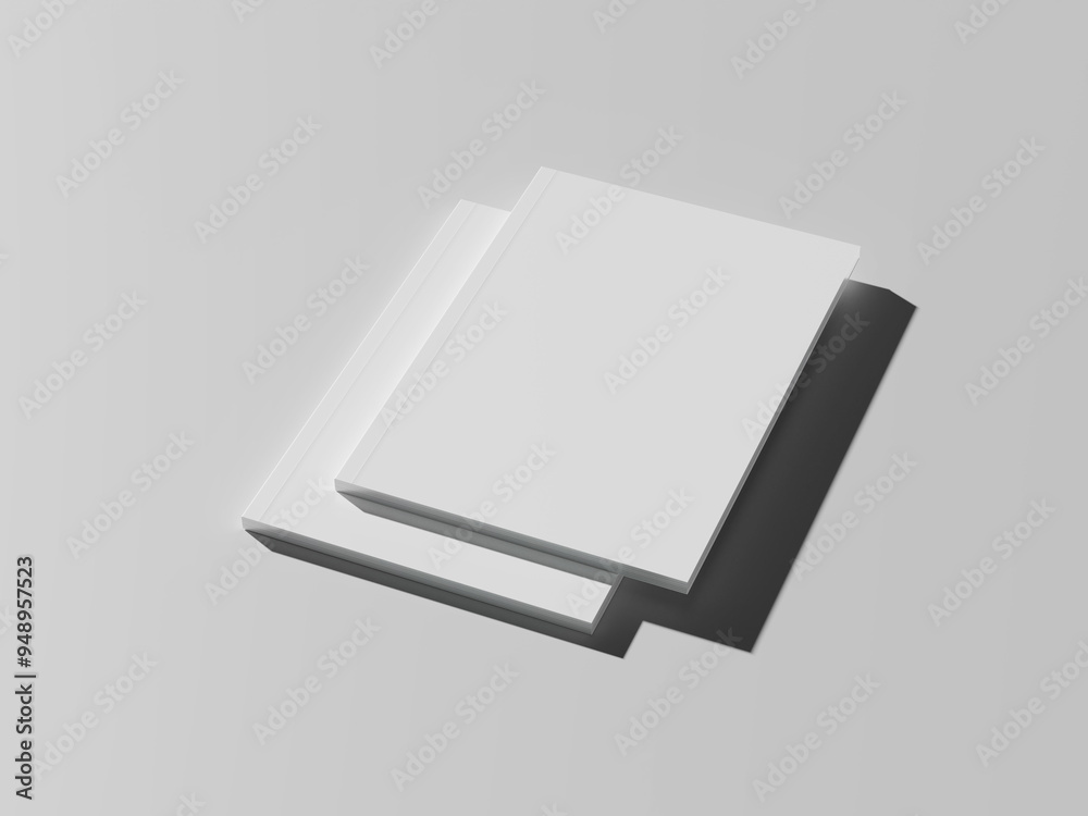 Minimalist Blank Cover Magazine Layout Minimalist Blank Cover Magazine Layout